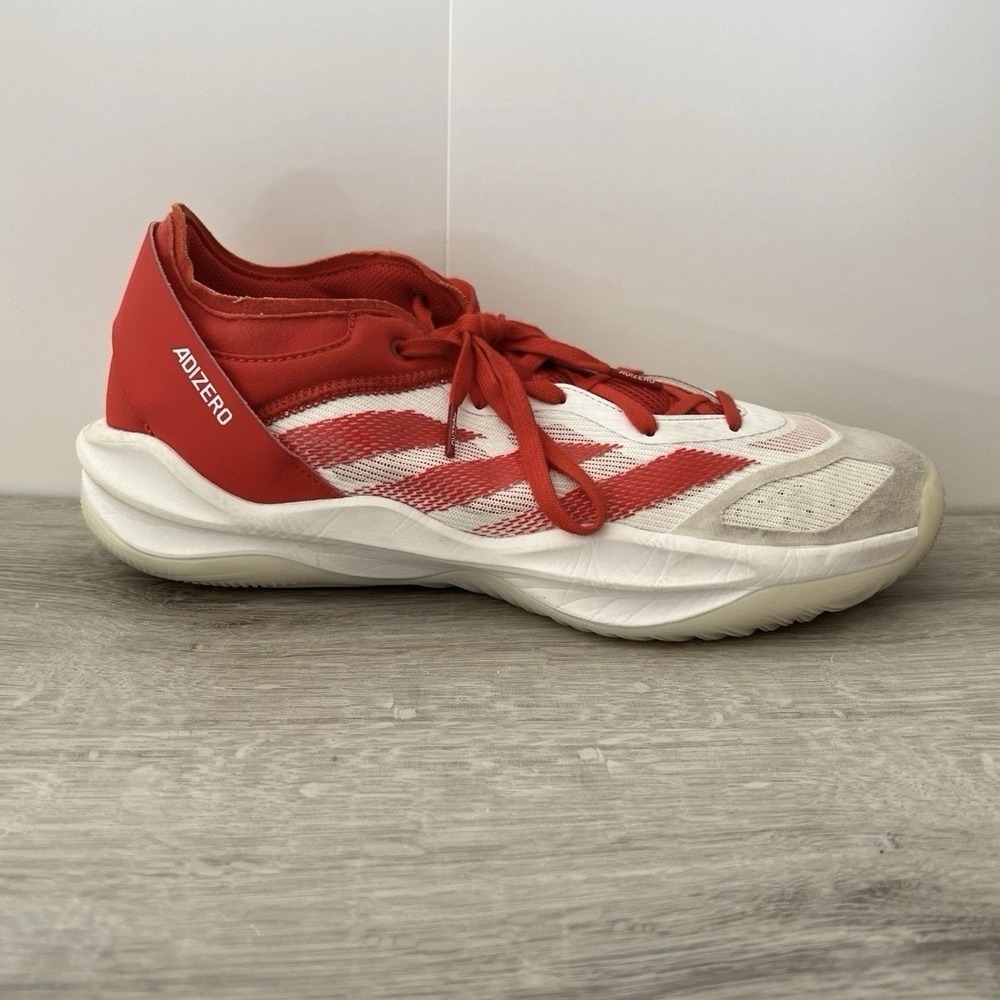 adidas Adizero Select 2.0 Mens Size 11 Red White Basketball Shoes IG6685